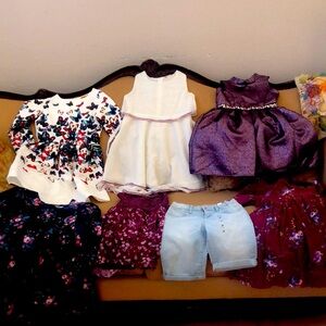 Lot of girls dresses 10T plus NWT shorts